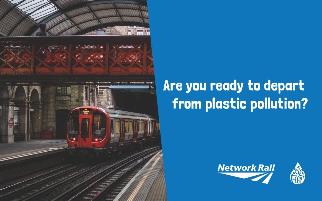 Are you ready to depart from plastic pollution?🚂
