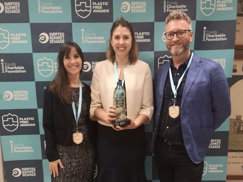 Refill Wins Plastic-Free Award