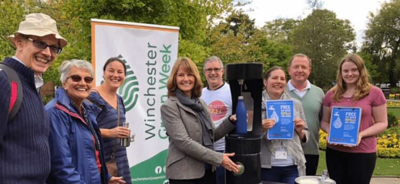 Refill East Kent volunteers sign up a business