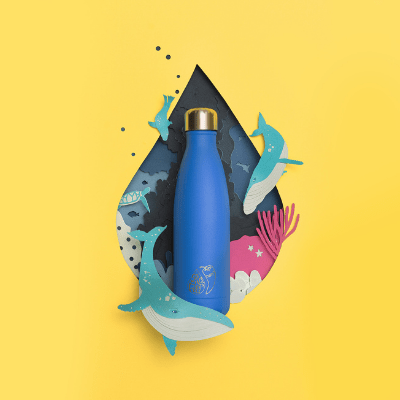 34 Chilly's Refill bottle by thames in london, st pauls