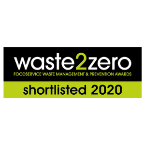 Waste 2 zero logo UK App Finalist Badge_1