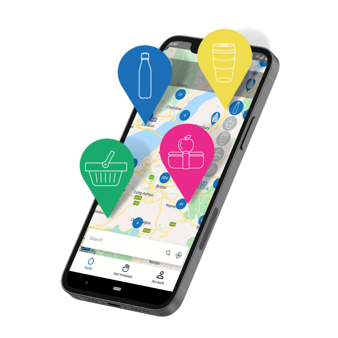 App Screen mockup - transparent